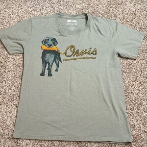 Mix & Match 3/$12 Kids Olive Orvis Tee with Black Lab